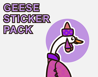 Project thumbnail - Stickers | Funny goose for IDOO.PRO