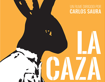 La Caza. Movie Poster for Exhibition