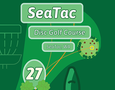 SeaTac Disc Golf Course Hole Signs