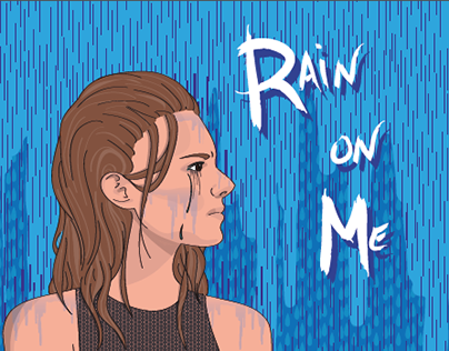Rain On Me Cartaz de Música da Cheryl Cole