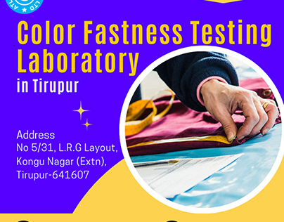 Fastest Color Fastness Services in Tirupur
