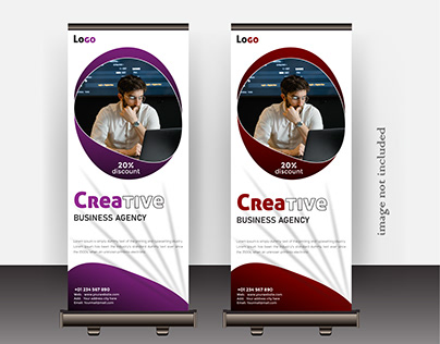 corporate roll up banner design