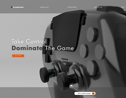 Project thumbnail - Landing Page Design for my 3D Model