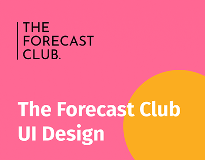 TheForecastClub UI Design
