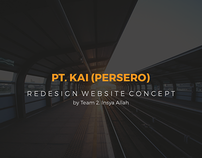 PT. KAI (Persero) Redesign Web - Personal Project