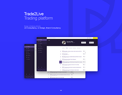 Trade2Live – Trading platform