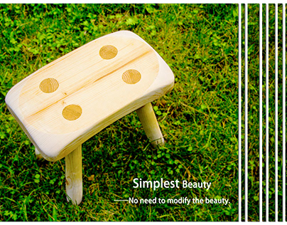 Simplest - Wooden Stool Design