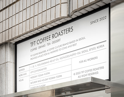 TFT COFFEE ROASTERS, Cafe