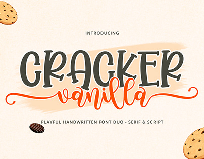 Cracker Vanilla - Cute Pretty Font