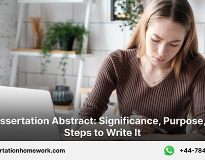 Dissertation Abstract: Significance, Purpose