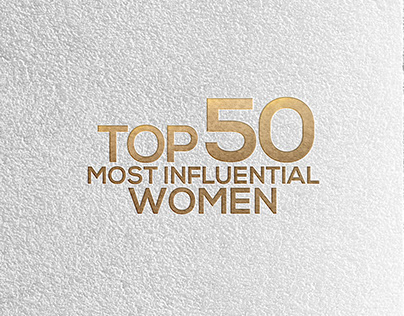 Top 50 Most Influential Women Logo & Social Media Posts