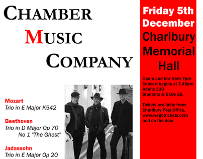 Poster for ChOC LiVE event "Chamber Music Company"
