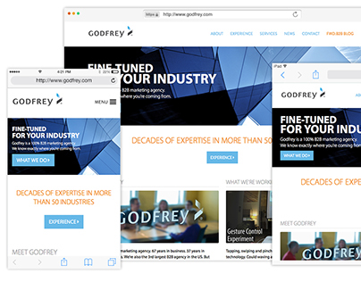 Godfrey Website Redesign