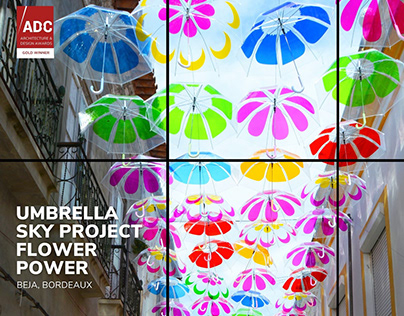 Umbrella Sky "Flower Power" - ADC award