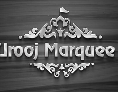 Logo design for Urooj Marquee
