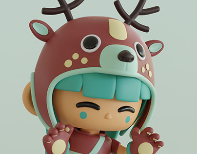 Humble Cutie Reindeer | Cutie Quirks Collection