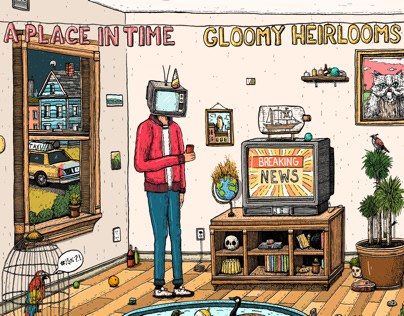 A Place in Time: Gloomy Heirlooms (Album Cover)