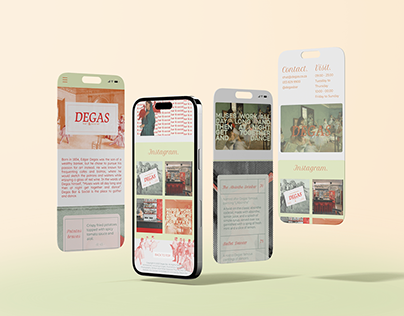 Website Design: Degas Bar & Social