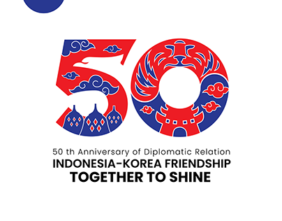 Logo 50 th Anniversary Indonesi -Korea Friendship