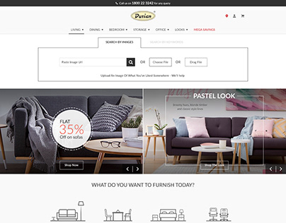 Redesigned UX & UI for Durian (furniture brand) Website