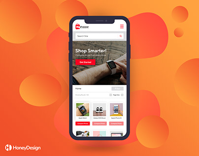 Big Shopper Mobile Website Design UI/UX