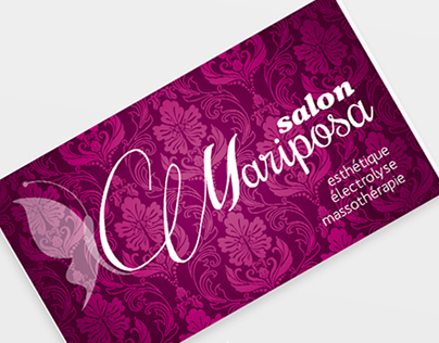 Salon Mariposa - Logo and Business Card