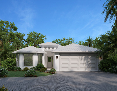 Project 007: Exterior renderings (West Palm Beach, FL)