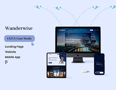 Wanderwise Travel : Landing Page| Website | Mobile App