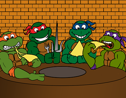 TMNT Pizza Party! mobile game screen