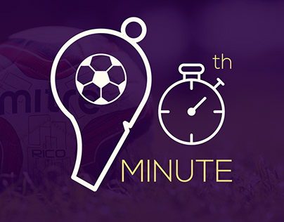 90th Minute Logo Design | شعار موقع الدقيقة 90