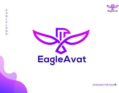 modern eagle logo design