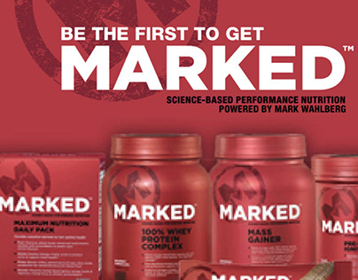 GNC "Get Marked" ecommerce & print campaign
