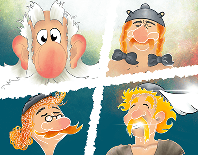 Asterix And Obelix Projects | Photos, videos, logos, illustrations and  branding on Behance