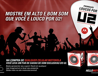 Promoção Loucos por U2 - Motorola - 2009