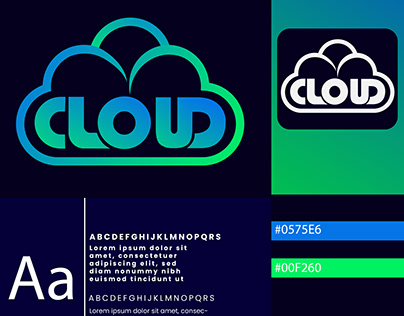 Cloud Logo Design, Drive Logo, Store on oneline