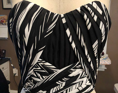 Spring 2021 Advanced Draping: Fluted Bodice Project
