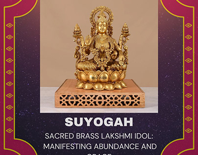 Sacred Brass Lakshmi Idol:Manifesting Abundance
