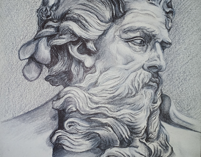 "Poseidon" statue The god of the sea 🌊
