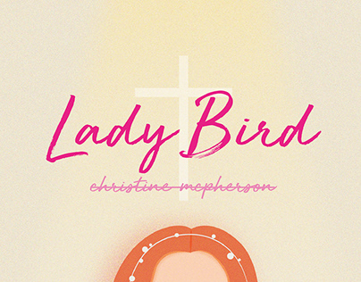 Lady bird illust poster design