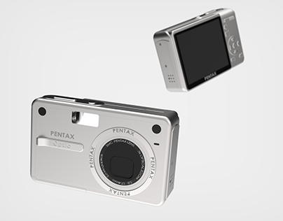 Pentax Digital Camera Render