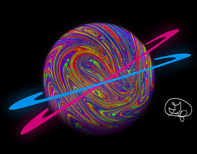 Saturn's Colored Rings