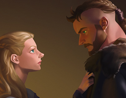 Vikings-Lagertha and Ragnar