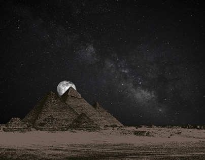A new trial of #Manipulation of #Pyramids and #Milkyway