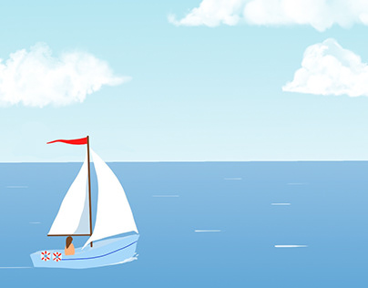 Sailing animated