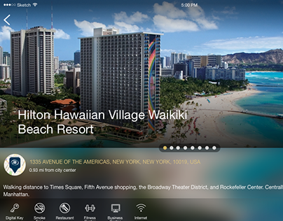 HHonors iPad app - Feature Screens