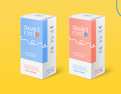 Swirl Curl Co - Logo Design & Packaging