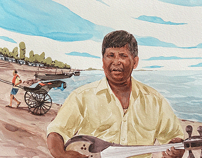 Watercolor project: songs of Bangladesh