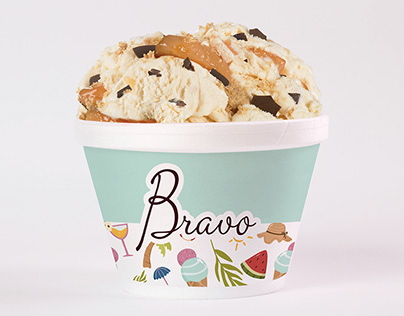 Bravo Patisserie - Ice Cream Cup Designs