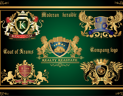 heraldic company logo