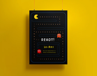 Lo-Res Specimen Poster Design